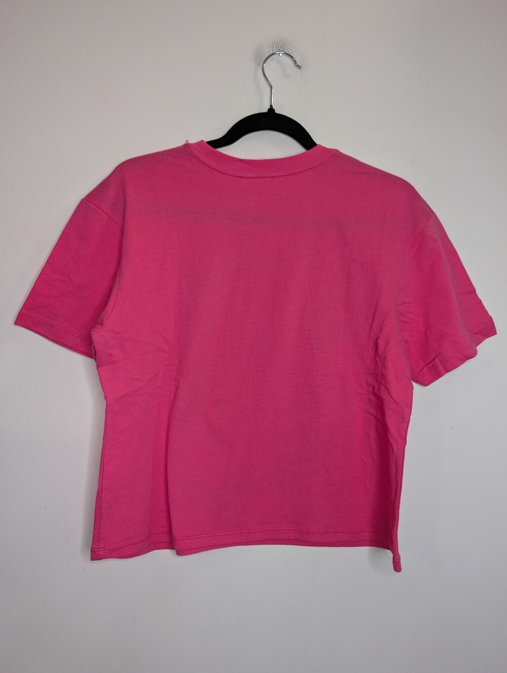 Cowboys & Country Music Graphic Tee Pink Western Rodeo Crop Top - Picture 4 of 4